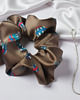 gumki do włosów Scrunchie, jedwabne 3 gumki 2