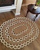 dywany Dywan owalny ze sznurka bawełnianego 100cmx130cm 1
