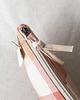kosmetyczki Kosmetyczka w kratkę PEACH upcycling 2
