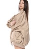 kurtki damskie Kurtka typu bomber oversize mocca 1