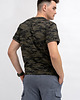 t-shirty męskie T-shirt męski  basic   moro zielone  z kieszonką 4