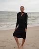 spódnice midi CS  - Czarna spódnica z połyskiem Black Pearl 1