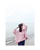 swetry damskie Handmade sweter oversize z grubym splotem Ciepły, ręcznie robiony 2