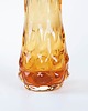 wazony Wazon szklany bursztynowy, szkło Murano, lata 60, produkcja: Włochy 3
