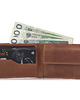 portfele męskie Męski brązowy portfel slimwallet ORLOVSKY W03 1