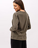 bluzki z długim rękawem damskie Longsleeve ,, LILY"  khaki 2