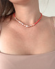 bransoletki z kamieni naturalnych Naszyjnik Pearl Orange 2