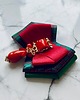 broszki Brosza  z ozdobą w stylu glamour z czerwonymi  kamieniami NEW 5