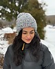 czapki damskie Kolorowa duża czapka beanie z wełną i alpaką 1