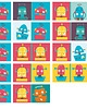 gry edukacyjne dla dzieci Domino - ROBOTY - gra dla dzieci 3