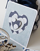 kartki scrapbooking 45 rocznica ślubu, szafirowe gody, exploding box, kartka 3d 3