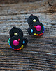 klipsy Kolorowe Lentinki- klipsy soutache 4