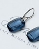 kolczyki srebrne Srebrne kolczyki z kryształem Swarovski Denim Blue 2