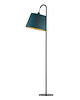 lampy podłogowe Designerska lampa podłogowa do czytania TALLIN VELUR z welurowym abażurem 7