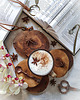 podkładki do kuchni Dębowe podkładki - drewniane podkładki Wood Coasters 6 sztuk 5