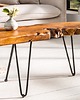 stoliki kawowe Stolik kawowy Wild drewno akacja 100cm nieregularny, z pnia 2