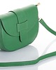 torby na ramię Torebka skórzana półokrągła - zielona (7085) 5