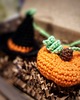 akcesoria różne Jesienna zawieszka do auta Dynia i Kapelusz Halloween 1
