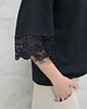 bluzki - inne Bawełniana bluzka oversize rękaw koronka 2
