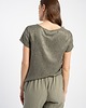 t-shirt damskie Bluzka Idalia Green Leaves 1