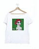 t-shirt damskie Rzut oszczepem Biały oversize 1