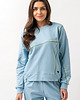 bluza bez kaptura damska Bluza damska"MEGAN" niebieski 2