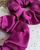 gumki do włosów Scrunchie Jedwabna Amarant 1
