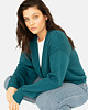 kardigany damskie Kardigan Wool Me Tender Morski 100% Wełna Merino 2