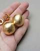 kolczyki pozłacane Alloys Collection  /Ball gold/ - kolczyki 6