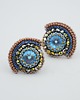 kolczyki swarovski Kolczyki Swarovski Wachlarze Blue desert 2