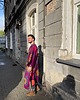 koszule męskie Piękne fioletowe kimono Mandala 1