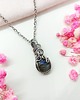 wisiory Naszyjnik Labradoryt Mini stal chirurgiczna wisiorek handmade 3