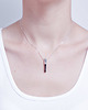 wisiory Wisiorek krótki z kolekcji EDGY/ SILVER/onyx 1