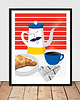 plakaty Plakat do kuchni, czajniczek 1