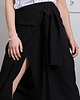 spódnice midi Spódnica kopertowa midi 'enve' czarna 5