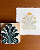 stemple Ręcznie robiony stempel do tworzenia kartek, mlecz w stylu art nouveau 5