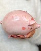 figurki i rzeźby Skarbonka Różowa Świnka Ceramiczna 2