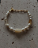 bransoletki - inne Bransoletka Perły naturalne i Cytryn 4