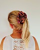 gumki do włosów Gumka jedwabna, scrunchie, frotka złota pora MAXI 3