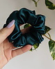 gumki do włosów Satynowa gumka do włosów scrunchie Zielony RÓŻNE MODELE 2