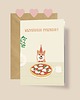 kartki okolicznościowe - wydruki Kartka urodzinowa pizza piesek shiba wszystkiego pysznego 1