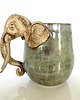 kubki Unikatowy kubek ceramiczny z motywem słonia. 2