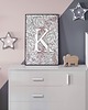 obrazy i plakaty do pokoju dziecięcego Plakat Z Literą 30x40 cm Personalizowany 1