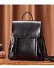 plecaki Plecak Damski czarny skórzany skóra naturalna torba torebka plecaczek pojem 1