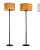 lampy podłogowe Lampa podłogowa kolor miodowy/złoty 1