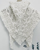 dodatki ślubne Chusta ślubna handmade ręcznie robiona miękka elegancka biała 2