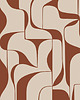 tapety i naklejki ścienne Tapeta - Abstrakcyjny mural geometryczny 1