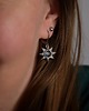 kolczyki wire wrapping Małe kolczyki słoneczka labradoryt wire wrapping 6