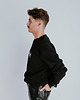 bluza bez kaptura damska Czarna bluza z białym napisem CLASSY AS FUCK bez kaptura 7