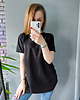 t-shirt damskie T-SHIRT OVERSIZE I275 CZARNY 1